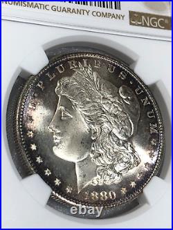 1880-S NGC MS66 Morgan Silver Dollar $1 Toned Lustrous Silver Dollar MUST SEE