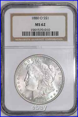 1880-o Morgan Dollar Ngc Ms62