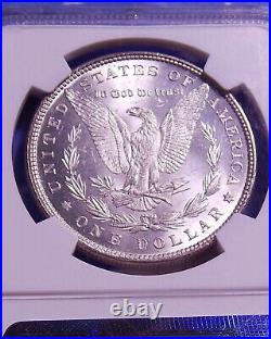 1880-p 1880 Morgan Silver $1 Dollar Ngc Ms63 Bright White Nice Strike