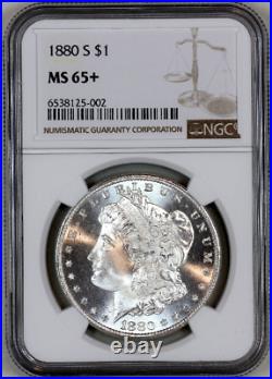 1880-s Ms65+ Ngc Morgan Silver Dollar Premium Quality Superb Eye Appeal