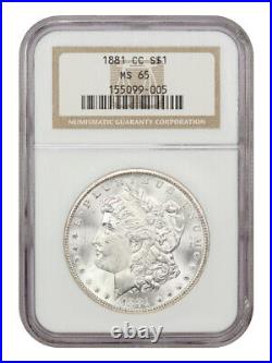 1881-CC $1 NGC MS65 Better CC Issue Morgan Silver Dollar Better CC Issue
