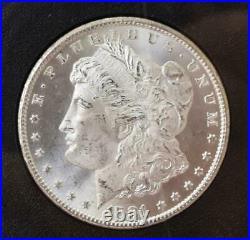 1881-CC Morgan Silver Dollar NGC MS64+ Plus GSA Hoard BOX & COA