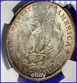 1881 MORGAN Silver Dollar NGC MS-63 Double 18-1 VAM 9 Golden Tone Amazing Strike