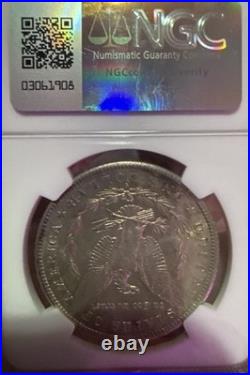 1881 Morgan Silver Dollar NGC MS62 Beautifully Toned