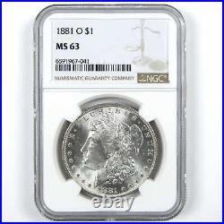 1881 O Morgan Dollar MS 63 NGC Silver $1 Uncirculated Coin SKUI14868