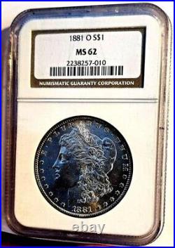 1881 O Morgan Silver Dollar Ngc Ms 62 Stunning Pl