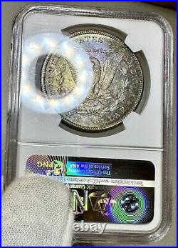 1881-S $1 Morgan Silver Dollar MS65 (NGC). Rainbow Toned