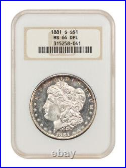 1881-S $1 NGC MS64 DMPL (OH) Old NGC Holder Morgan Silver Dollar