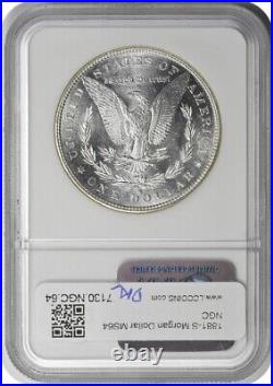 1881-S Morgan Silver Dollar MS64 NGC