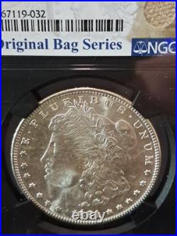 1881 S Morgan Silver Dollar NGC MS-64 BAG FRAGMENT