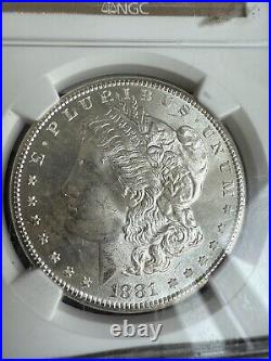 1881-S Morgan Silver Dollar NGC MS 66 GEM CX18