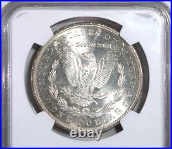 1881 S Morgan Silver Dollar NGC MS64-Obverse Crescent Toning 1881 S Morgan Silver Dollar NGC MS64-Obverse Crescent Toning