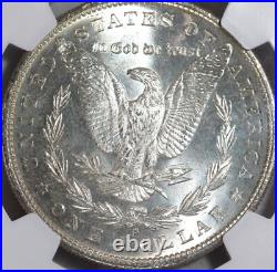 1881 S Morgan Silver Dollar NGC MS64-Obverse Crescent Toning 1881 S Morgan Silver Dollar NGC MS64-Obverse Crescent Toning