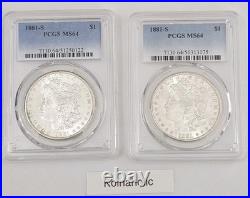 1881 S Morgan Silver Dollar, PCGS MS 64, Pulled From Storage, Fast Ship