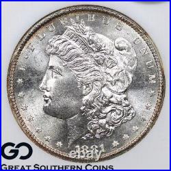 1881-S Morgan Silver Dollar Silver Coin NGC/CAC MS-65 Super Premium Quality