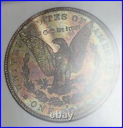 1881-S NGC Silver Morgan Dollar MS65 STAR Cameo PL Obverse Solid Toned Reverse