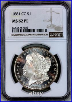1881-cc Ms62 Pl Ngc Proof-like Morgan Silver Dollar Superb Eye Appeal
