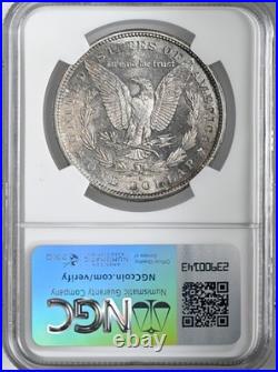 1881-s $1 Morgan Silver Dollar Pretty Colorful Obv Toning Ngc Ms63 #8324663-006