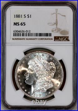 1881-s Ms65 Ngc Morgan Silver Dollar Premium Quality Superb Eye Appeal