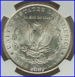 1882-CC $1 Morgan Silver Dollar Graded MS63 Certified by NGC LIGHT OCHRE PATINA