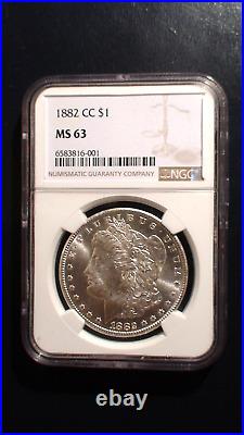 1882 CC Morgan Dollar NGC MS63 UNCIRCULATED BETTER DATE SILVER $1 Coin BUY IT