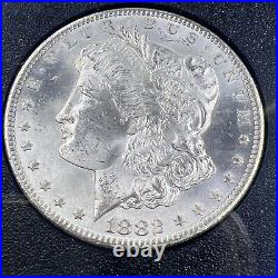 1882 CC Morgan Silver Dollar NGC MS 63 GSA HOARD-RARE LABEL! LOT Z 203