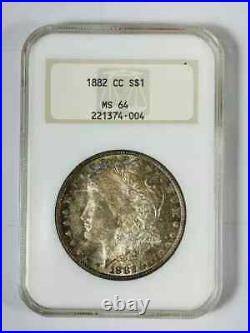 1882 CC Morgan Silver Dollar NGC MS-64 Original! Carson City