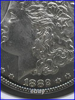 1882-O Morgan Silver Dollar NGC MS64 Beautiful Edge Toning on Reverse 1882-O Morgan Silver Dollar NGC MS64 Beautiful Edge Toning on Reverse