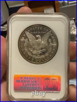 1882-O NGC CAC MS63DMPL Morgan Silver Dollar PQ Great Cameo Vintage Slab