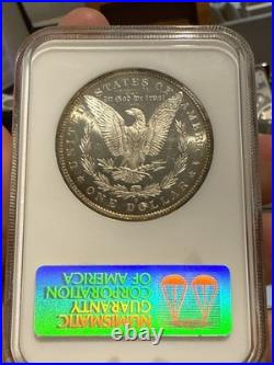 1882-O NGC CAC MS63DMPL Morgan Silver Dollar PQ Great Cameo Vintage Slab