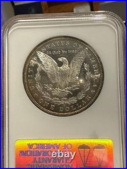 1882-O NGC CAC MS63DMPL Morgan Silver Dollar PQ Great Cameo Vintage Slab
