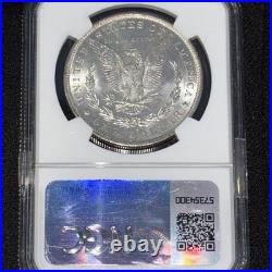 1882-O/O Morgan Silver Dollar NGC MS 62 -TOP 100 VAM-7 O/OVery Rare Original Us