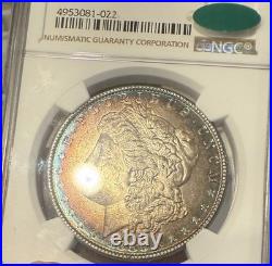 1882 Philadelphia Mint Morgan Silver Dollar NGC MS62 CAC Toned Stunner