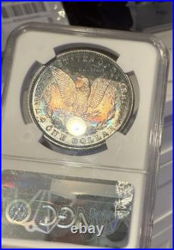 1882 Philadelphia Mint Morgan Silver Dollar NGC MS62 CAC Toned Stunner