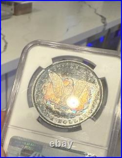 1882 Philadelphia Mint Morgan Silver Dollar NGC MS62 CAC Toned Stunner