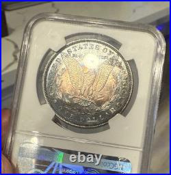 1882 Philadelphia Mint Morgan Silver Dollar NGC MS62 CAC Toned Stunner