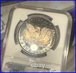 1882 Philadelphia Mint Morgan Silver Dollar NGC MS62 CAC Toned Stunner