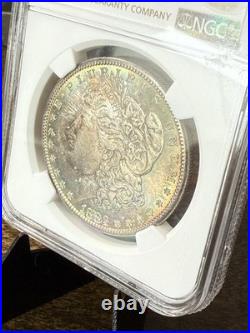 1882 S Morgan Silver Dollar MS-67 Amazing Toning And Colors NGC