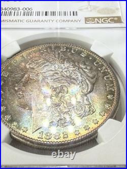 1882 S Morgan Silver Dollar MS-67 Amazing Toning And Colors NGC