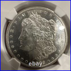 1882 S Morgan Silver Dollar NGC MS 63