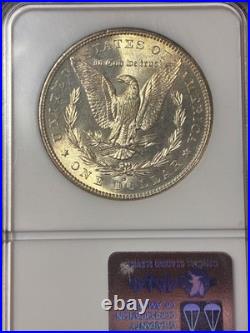 1882 S NGC MS65 GEM Vibrant Rainbow Toning MORGAN SILVER DOLLAR PQ Color Flashy