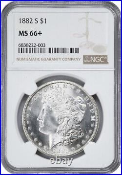 1882-S NGC MS66+ Morgan Silver Dollar DMPL Reverse 222003