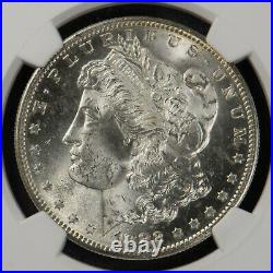 1882-s $1 Morgan Silver Dollar Neat Reverse Toning Ms 64 Lot#e016