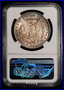 1883 $1 Morgan Silver Dollar NGC MS 63 PQ Rainbow Toning SKU-X4791