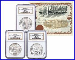 1883-1885 O Silver Great Montana Morgan Dollar NGC MS64 Mammoth Cert SKU58090
