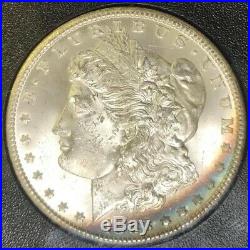 1883-CC Morgan Silver Dollar COLOR TONED NGC MS64 GSA Hoard #550-010
