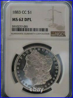 1883 CC Morgan Silver Dollar DMPL Truly UDMNGC DPL Deepest Of The DeepB&W