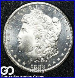 1883-CC Morgan Silver Dollar, Deep Mirror NGC MS 65 DPL RARE in DMPL, GSA Hoard