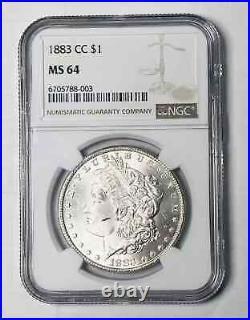 1883 CC Morgan Silver Dollar NGC MS-64 Carson City