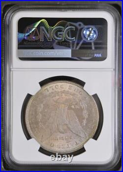 1883 Morgan $1 NGC Graded MS63 VAM 49 -(Doubled 188)- Rainbow Color Toned